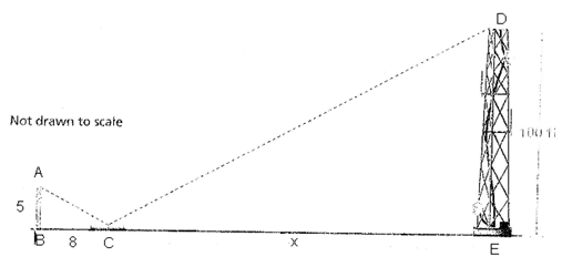 2194_word problem using the properties of similar triangles.png